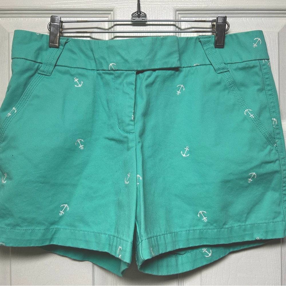 J.Crew chino shorts with embroidered anchors